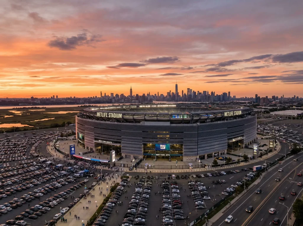 MetLife Stadium in East Rutherford, New Jersey, venue for the 2026 World Cup final