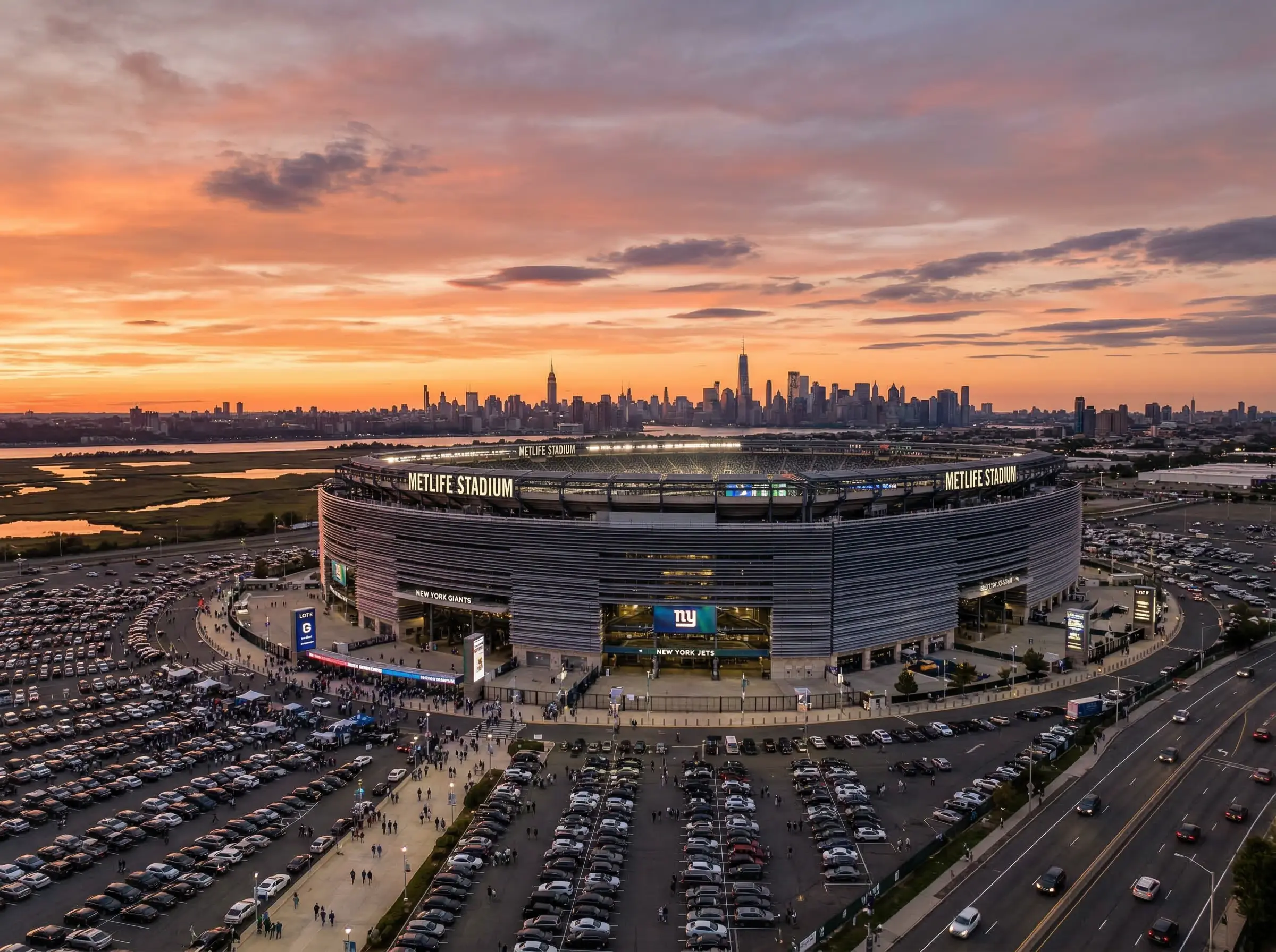 MetLife Stadium in East Rutherford, New Jersey, venue for the 2026 World Cup final