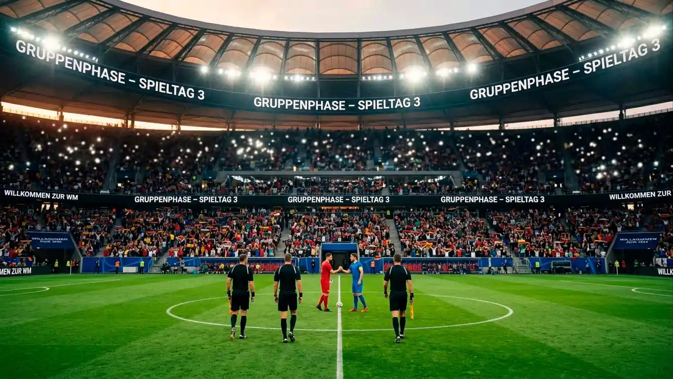 Stadion-Atmosphäre vor Anpfiff des dritten Gruppenspieltags der WM 2026